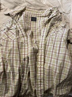 Hollister snap button shirt